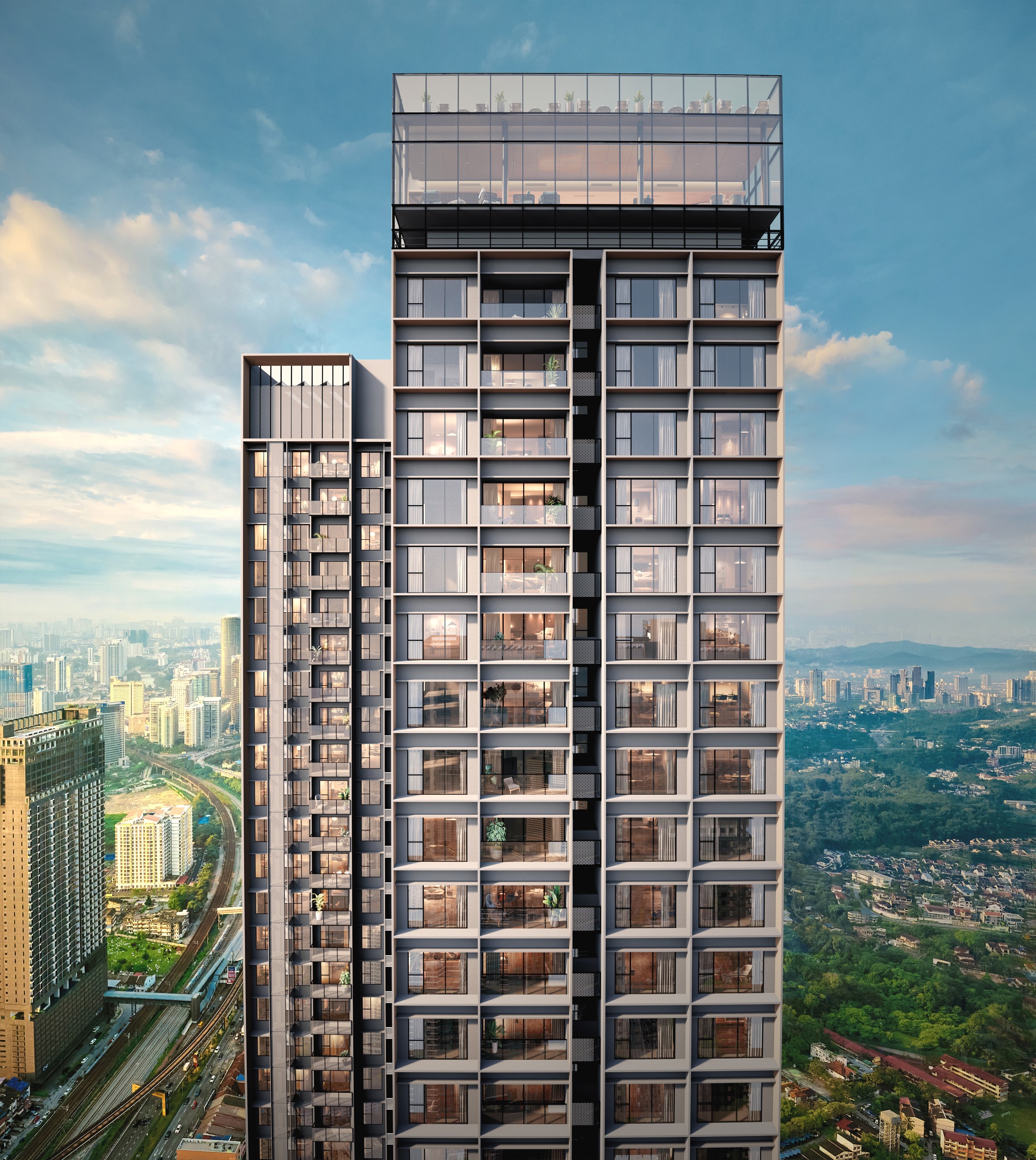 Parkside Residences tower exterior